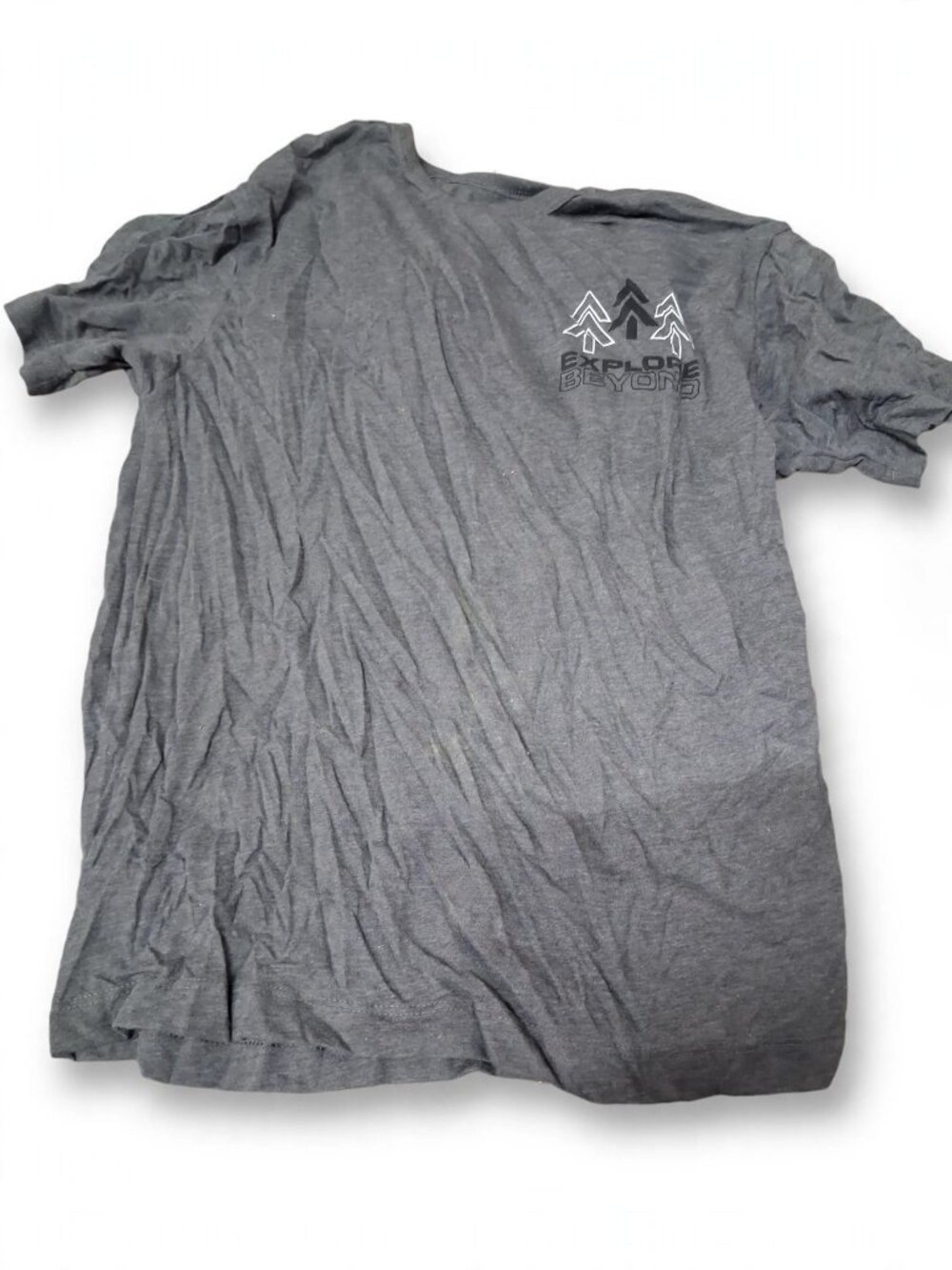 Wonder Nation Gray Explore Beyond Tee Size L
